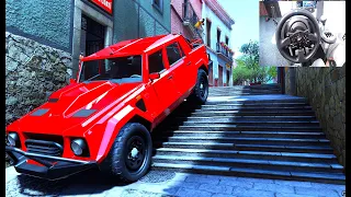 lamborghini SUV lm002  Forza Horizon 5 Thrustmaster t300 Offroad gameplay