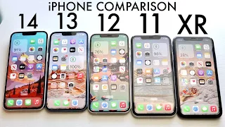 iPhone 14 Vs iPhone 13 Vs iPhone 12 Vs iPhone 11 Vs iPhone XR! (Comparison) (Review)