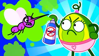 Mosquito Go Away! Go Away Bugs! The Cheeky Fly ✋ Pit& Penny Tales Nursery Rhymes and Kids Tales