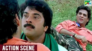 Mammootty Entry - Action Scene | Dhartiputra | Popular Hindi Movie | Jaya Prada, Rishi Kapoor