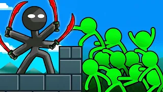 I Must Survive An Unstoppable ZOMBIE STICKMAN INVASION!