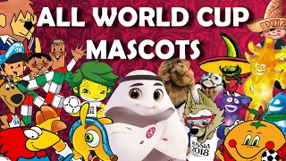 THE MASCOTS AND LOGOS OF ALL THE FIFA WORLD CUPS (1966-2022)