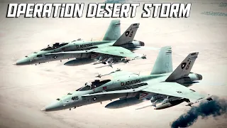 DCS: Operation Desert Storm Mission (Air to Air/SEAD/Ground Attack)