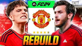 I Rebuild MAN UNITED until we WIN the TREBLE… FC 24 Career Mode