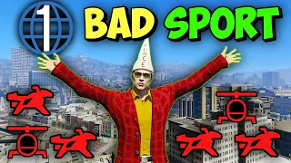 Starting as a Level 1 in a BAD SPORT Lobby in GTA Online | King of Bad Sport EP 1