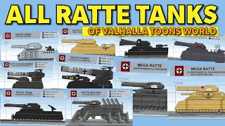 "All Ratte Tanks of Valhalla Toons" Cartoons about tanks