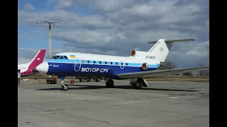 THE SIGHT & THE SOUND 1/7 : Flight onboard Motor Sich YAK-40 UR-88310 from Kiev (IEV) to Zaporizhia