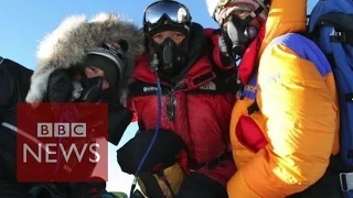 What is it like to climb Everest? BBC News