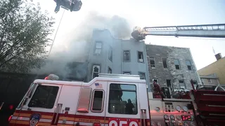 Five-Alarm Fire in Bushwick - BROOKLYN