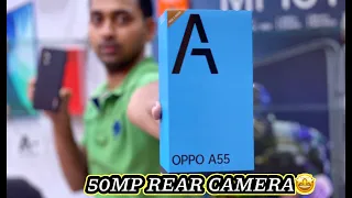 Oppo A55  Full Review  In Hindi 🔥 || 5000mah Battery || 50MP Rear Camera  ||