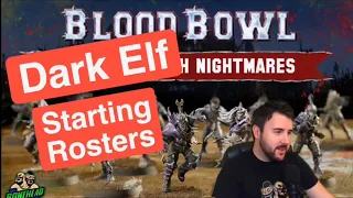 Dark Elf Starting Rosters - Blood Bowl 2020 (Bonehead Podcast)