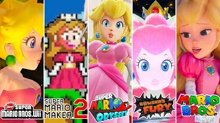 Evolution of Peach in Mario Games & Movies [2009-2023] (HD)