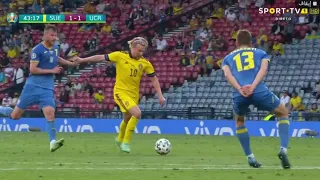 Sweden's equalizing goal against Ukraine