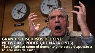 Network, Poder que Mata (1976) - estoy furioso como el demonio y no estoy dispuesto a tolerar esto.