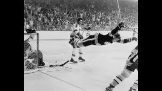 5/10/1970 CBS TV broadcast audio of Blues-Bruins SCF Game 4 Bobby Orr flying Cup-winner.