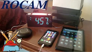 ROCAM LED Digital Alarm Clock With Bed Shaker Review