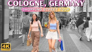 Cologne Germany Shopping 🇩🇪 4k Walk Tour [2023]