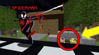 SPIDERMAN.EXE NUNCA NOS ENCONTRARA EN ESTE ESCONDITE | Spiderman Across Spider Verse en Minecraft