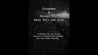 Crazyonemusic & Steven Pain - Kein Teil von euch (Lyricvideo)