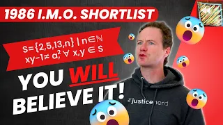 1986 IMO Shortlist Problem: You WILL BELIEVE the solution!