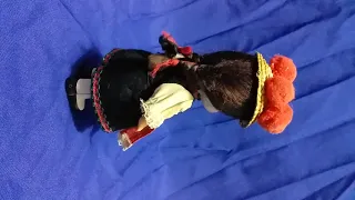 Старинная Танцующая Паричковая Кукла на Резинках Целлулоид Fanzpuppen