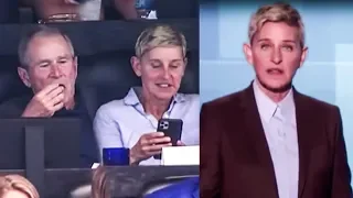 Ellen Begs Her Fans To Understand Her George W. Bush Friendship