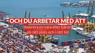 Utbilda dig till logistiker