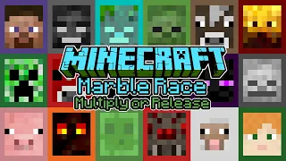 Multiply or Release - Minecraft Tournament - Algodoo Marble Race