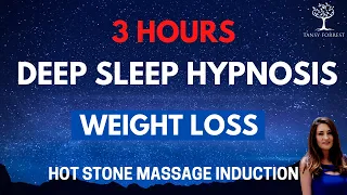 Lose Weight WHILE You Sleep!? Unbelievable 3-Hour Deep Sleep Hypnosis!