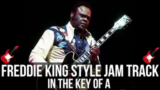 Freddie King Style Blues Jam Track in A | The Stumble