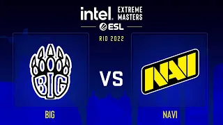 BIG vs NaVi | Map 2 Dust2 | IEM Rio Major 2022 - Legends Stage