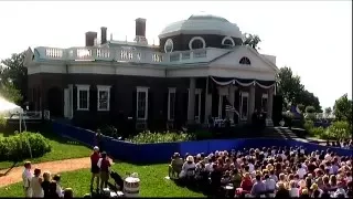 2014 Independence Day Celebration and Naturalization Ceremony at Monticello with David M. Rubenstein