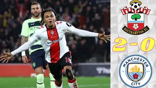 Southampton 2-0 Manchester City Full Match / Carabao Cup 2022-2023 Season Quarter-Final