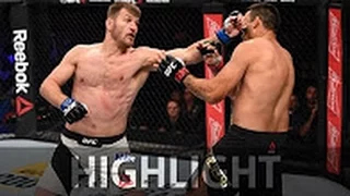 UFC 198 Stipe Miocic vs Fabrício Werdum full fight review KO 1st RD Brutal Knock out