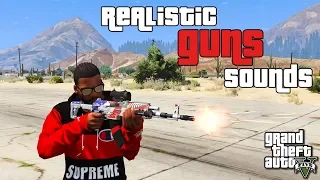 МОДЫ GTA 5: РЕАЛИСТИЧНЫЙ ЗВУК ОРУЖИЯ В ГТА 5. Realistic Guns Sounds. МОДЫ ДЛЯ РЕАЛЬНАЯ ЖИЗНЬ В ГТА 5