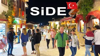 Side OLD TOWN (ANTIK SIDE) in the evening - (Kumköy) Turkey  2023 #side #kumköy #turkey​