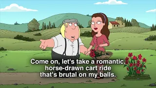 Family Guy - You need to go to Italy for five years