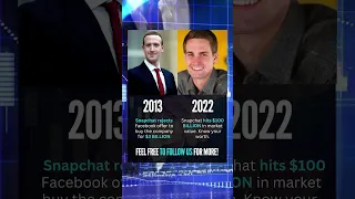 Snapchat's $100 Billion Triumph: How Rejecting Facebook's $3 Billion Offer Led to Success!