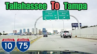 Tallahassee to Tampa , Florida, USA, I-10 , I-75