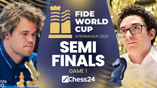 Magnus v Abasov & Fabiano v Pragg! Salimova v Goryachkina | Open SF & Women's Final | FIDE World Cup