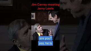 Jim Carrey meeting Jerry Lewis then 2016 #jimcarrey #jerrylewis #funny