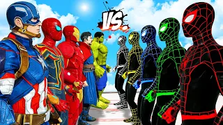 THE AVENGERS VS TEAM ULTIMATE SPIDERMAN - SUPER EPIC BATTLE