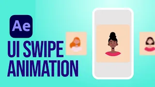 Use the Magnify Effect to make Cool UI Swipe Animation || Adobe After Effects Tutorial