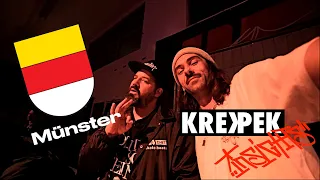 Krekpek INSIGHTS 16 - Spüre Diese Tour: Münster mit MC Rene & Figub Brazlevic | #krekpek #tourlife