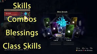 Skills Combos Blessings Class skills Guide  Bless Unleashed