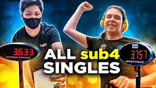 Розбір всіх офіційних Саб4 збірок 3х3 | All sub4 singles 3x3 | Reconstructions 3.63 Max Park single