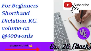 Dictation for beginners || 500 words ||  ✍️   #kc #dictation