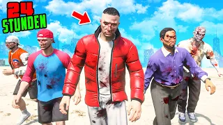 24 Stunden ZOMBIE APOKALYPSE überleben GTA 5 RP!