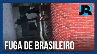 Polícia dos EUA divulga imagens do brasileiro condenado à prisão perpétua fugindo de presídio