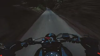 Gloomy Ride. | YAMAHA MT-07 AKRAPOVIC + QUICKSHIFTER [4K]